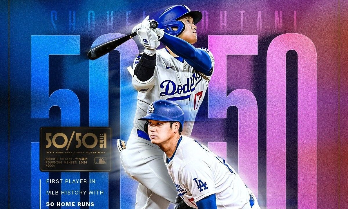 历史首位！大谷翔平50加50创造MLB历史